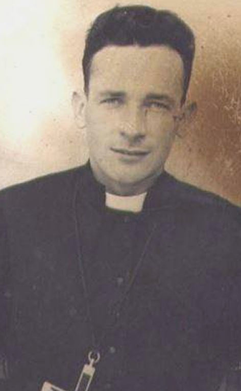 Padre João ainda jovem na Irlanda